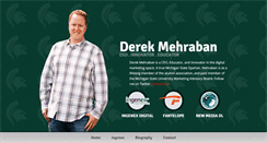 Desktop Screenshot of derekmehraban.com